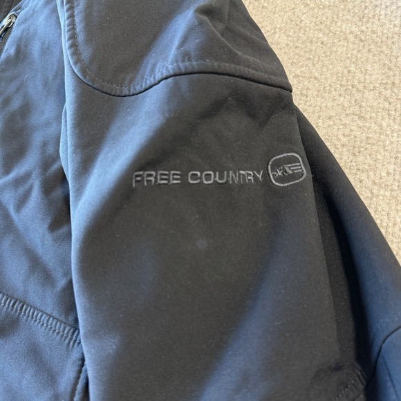 Free Country Men's Odyssey II Flex Super Softshell® Black‎ Jacket Size Large - Picture 7 of 10